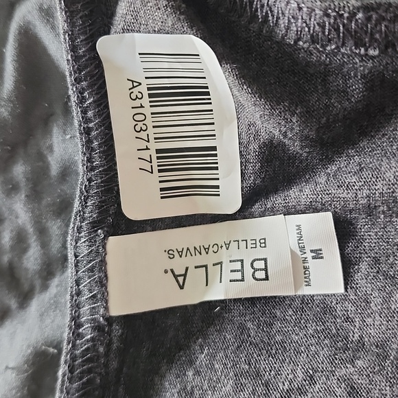 Bella Canvas military wife print racerback tank top size mecium - Picture 3 of 4